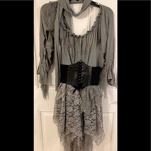 Pirate Ghost Costume: Size XL